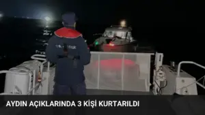 Aydın Açıklarında 3 Kişi Kurtarıldı