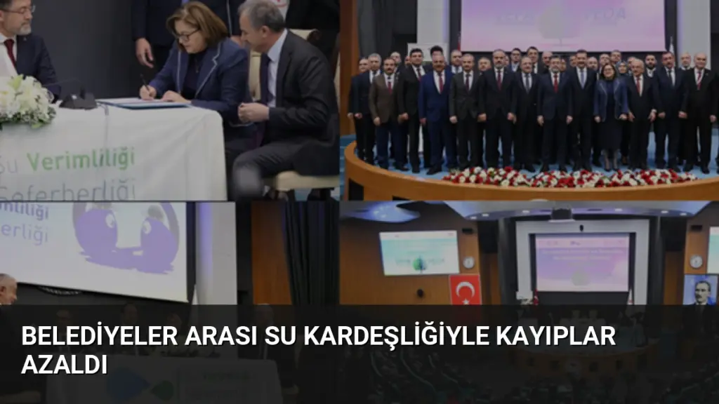 Belediyeler Arası Su Kardeşliğiyle Kayıplar Azaldı