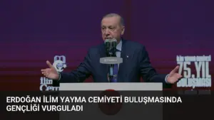 Erdoğan İlim Yayma Cemiyeti Buluşmasında Gençliği Vurguladı