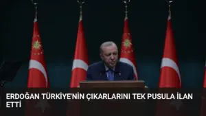 Erdoğan Türkiye'nin Çıkarlarını Tek Pusula İlan Etti