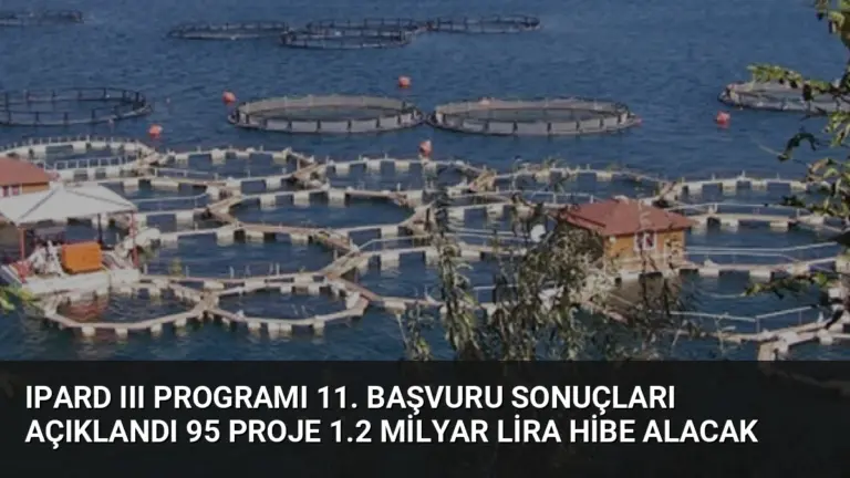 IPARD III Programı 11. Başvuru Sonuçları Açıklandı 95 Proje 1.2 Milyar Lira Hibe Alacak