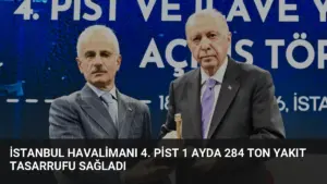İstanbul Havalimanı 4. Pist 1 Ayda 284 Ton Yakıt Tasarrufu Sağladı