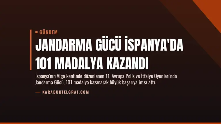 Jandarma Gücü İspanya'da 101 Madalya Kazandı