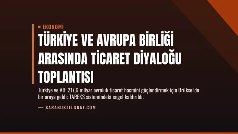 Türkiye ve Avrupa Birliği Arasında Ticaret Diyaloğu Toplantısı