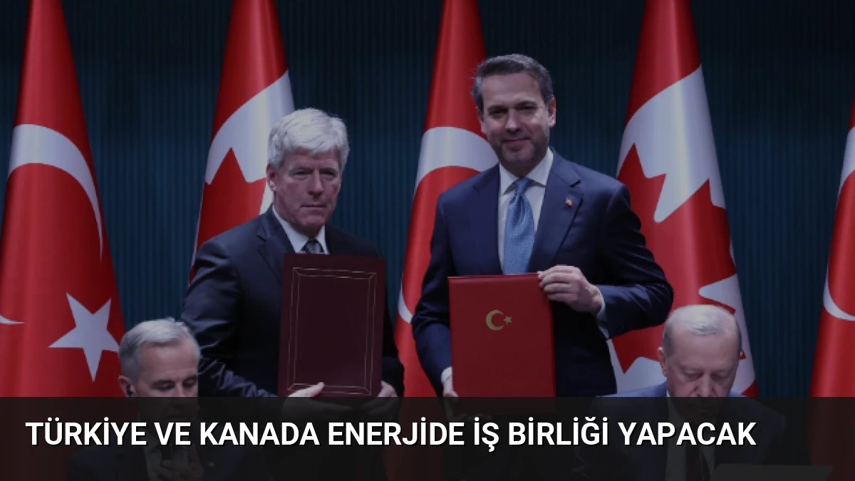 Türkiye ve Kanada Enerjide İş Birliği Yapacak
