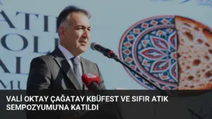 Vali Oktay Çağatay KBÜFEST ve Sıfır Atık Sempozyumu’na Katıldı